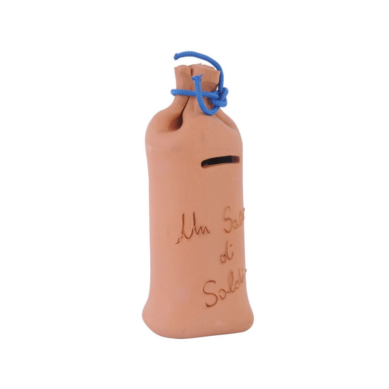 Salvadanaio Terracotta Sacco Cm 12 H 23 Coli'
