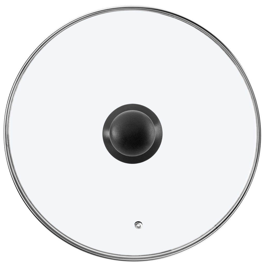 Coperchio in vetro KADAX da 30 cm, universale, resistente al calore.