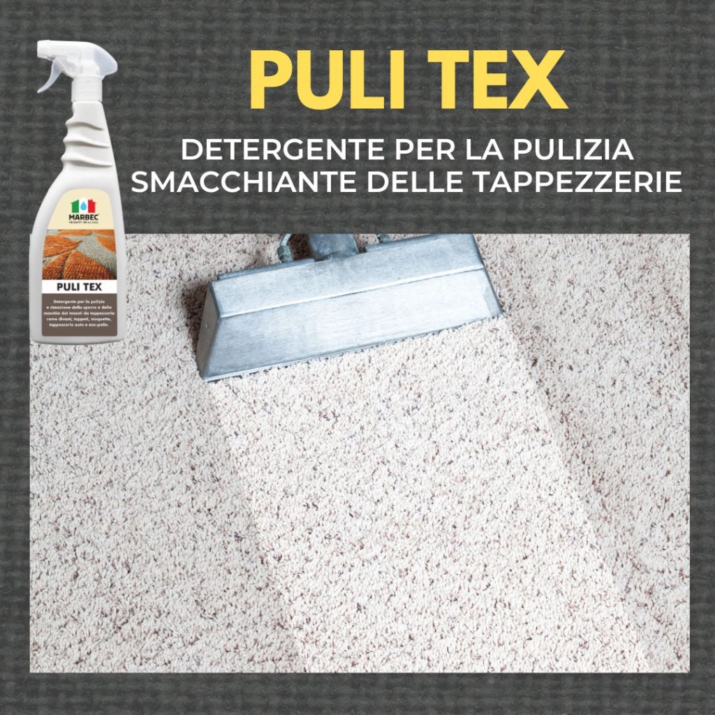 Detergente per pulire divano, tappeti e moquette PULI TEX   5LTx4Pz
