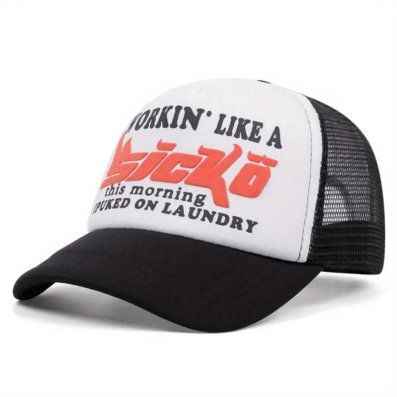 Cappellino da baseball Sicko in spugna di schiuma, nero
