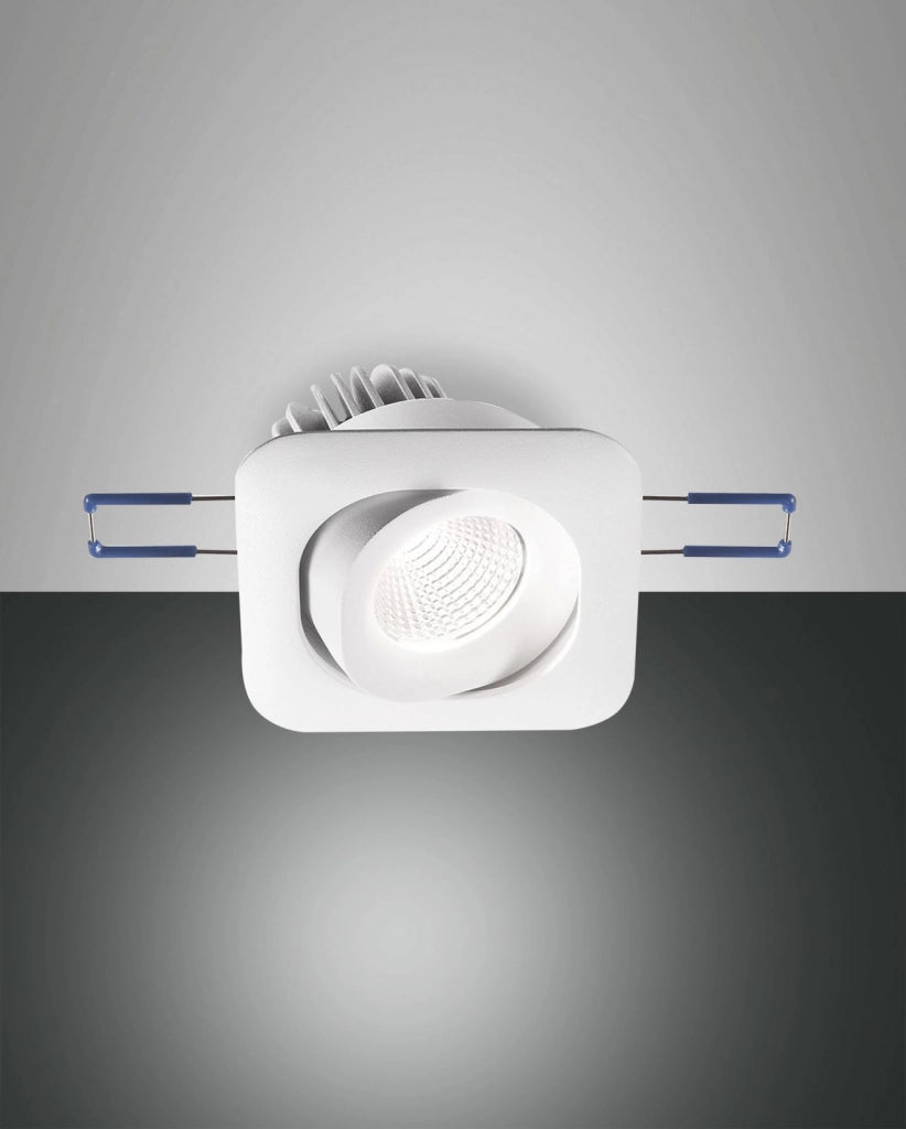 SIGMA SYSTEM INCASSO QUADRATO ORIENTABILE A LED 7W 3000K 800LM IP40