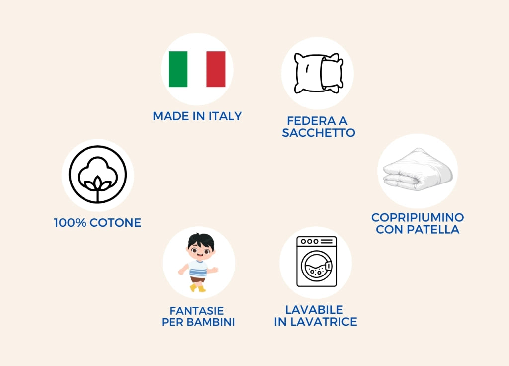 Copripiumino Sacco Piumone Freestyle Per Ragazzi 100% Cotone Digitale Yeah - Singolo - Yeah