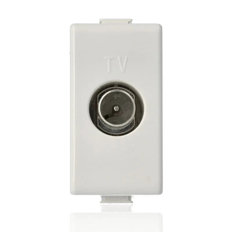 AM5173P - Matix Presa Tv Passante  Bianco