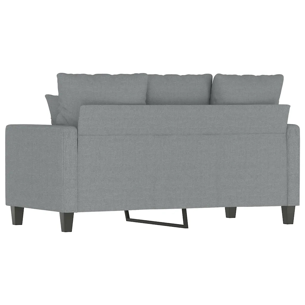 Divano a 2 Posti-Sofa 2 Posti Grigio Chiaro 120 cm in Tessuto 437195