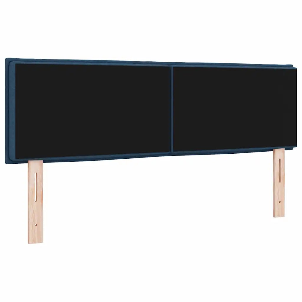Testiera LED con strisce LED con testiera Blu 144 cm Tessuto 3337991