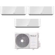 Climatizzatore Condizionatore Unical Trial Split Inverter serie AIR CRISTAL 10+10+10 con KMX4 36HE R-32 Wi-Fi Optional 10000+10000+10000