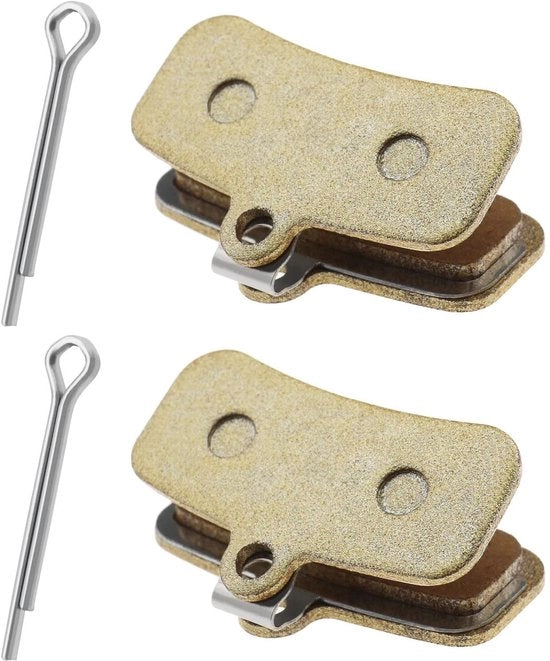 Freni a disco per bicicletta in metallo sinterizzato - Compatibile con Shimano Saint BR-M810/M820/Zee BR-M640 - 2 Paia - Resistente al calore - Alta durata - Freni a disco