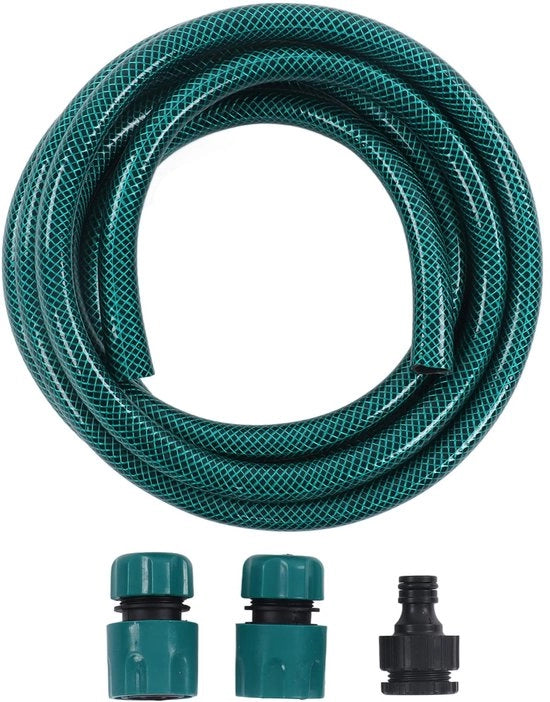 Serpentino per Giardino 3 Metri - PVC Duraturo - Resistente al Calore e al Tempo - Flessibile - Congiunzione Rapida - Utilizzo Multiplo - Seringa per Acqua
