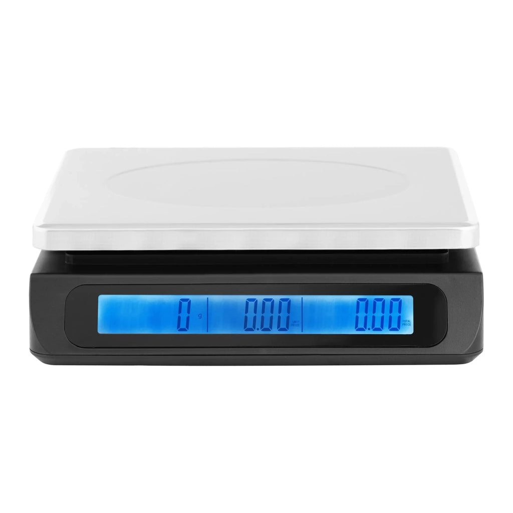Bilancia per controllo verdure bilancia da viaggio bilancia prezzatrice bilancia da negozio (30 kg / 1 g piattaforma di pesatura: 215 x 175 mm display LCD a due righe) 14_0005578