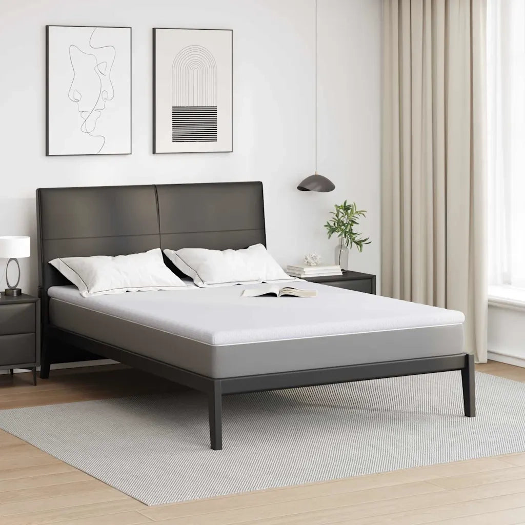 Topper per materasso Bianco 140 x 200 cm Tessuto Jacquard 4106183