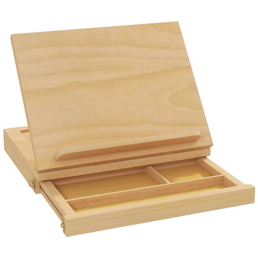 Cavalletto da Tavolo in Legno Pieghevole con Cassetto e Altezza Regolabile ¨C Minimal ¨C 33,5x26x26 cm