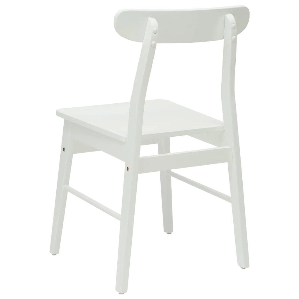 Sedia da pranzo 2 pcs Bianco 43 x 44,5 x 77 cm 42020489