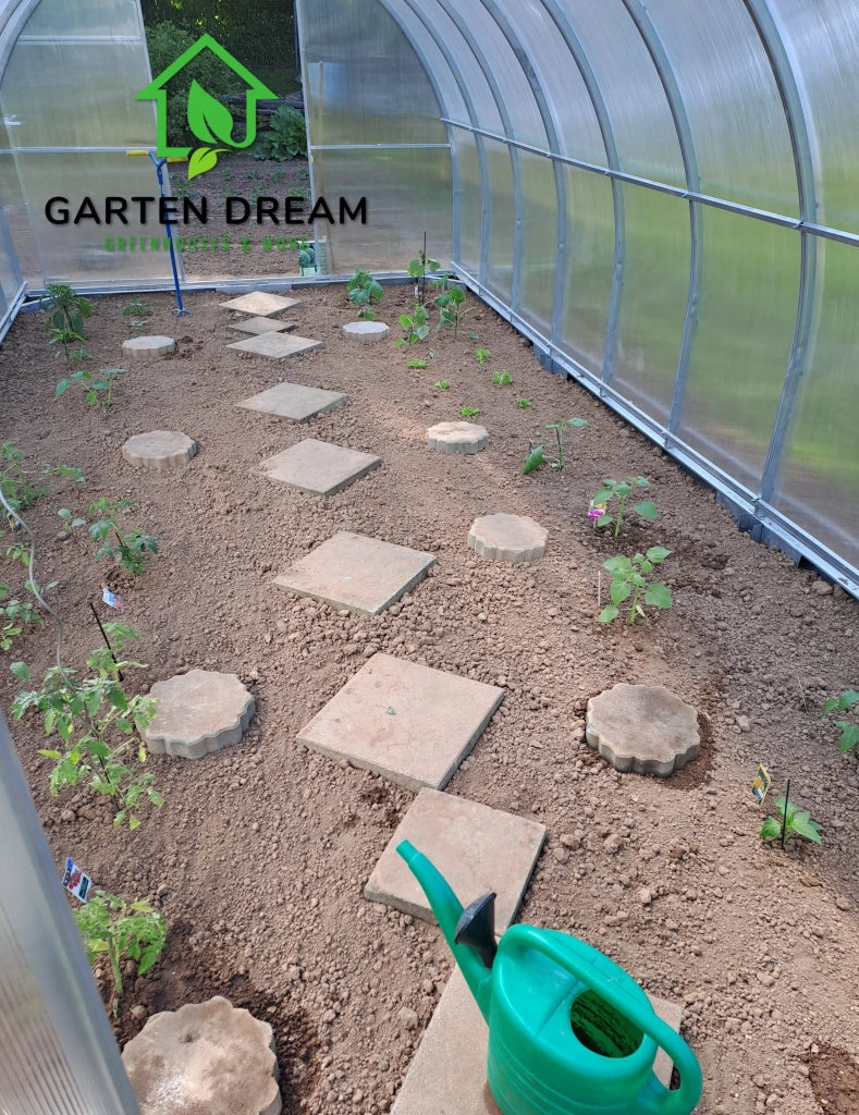 Serra da giardino TITAN 3 x 4 m (12 m²), 4 mm con rivestimento in policarbonato