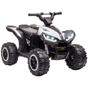 Quad elettrico per bambini ¨C Minimal ¨C 12V, nero, bianco, metallo, PP