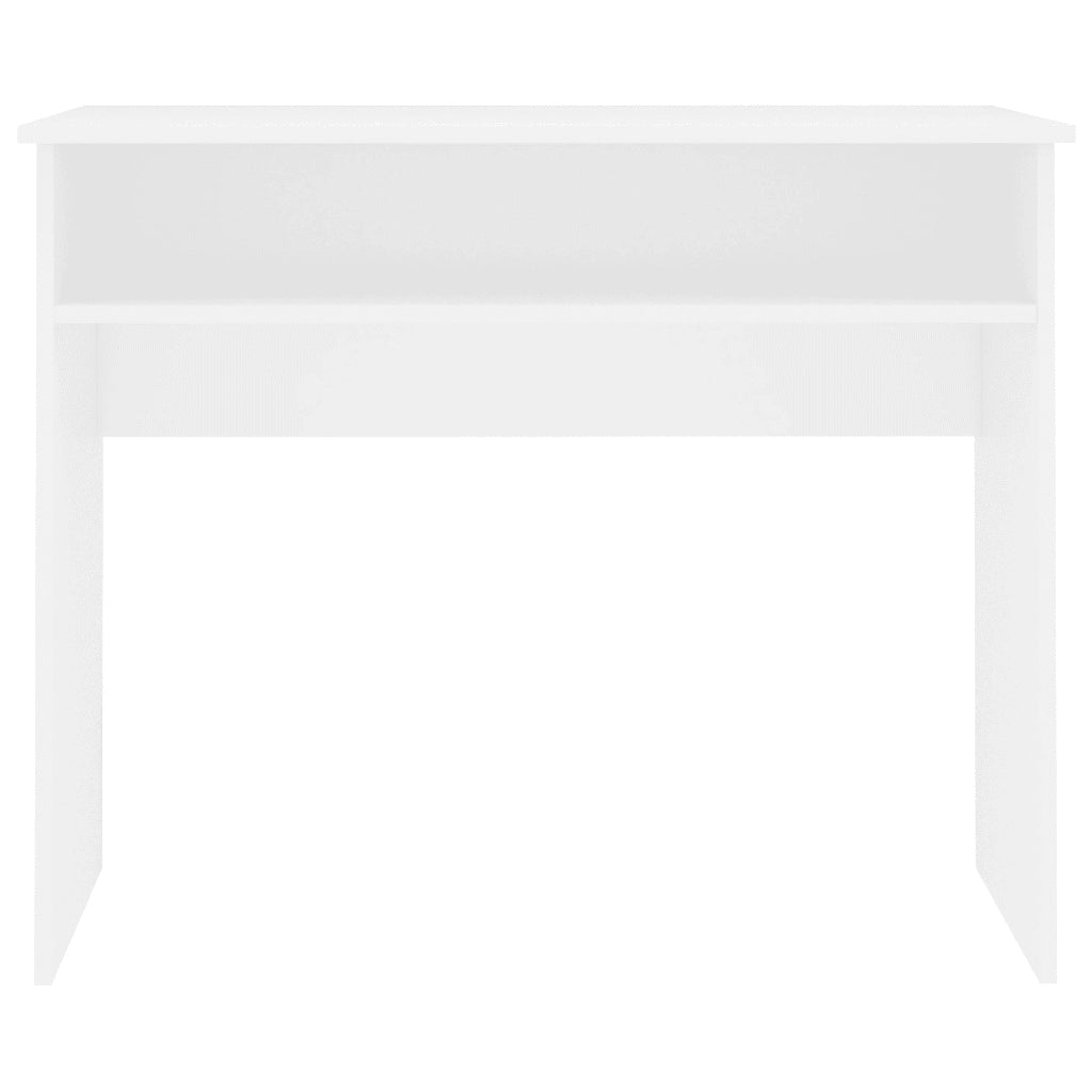 Scrivania Bianca 90x50x74 cm in Legno Multistrato cod mxl 77296