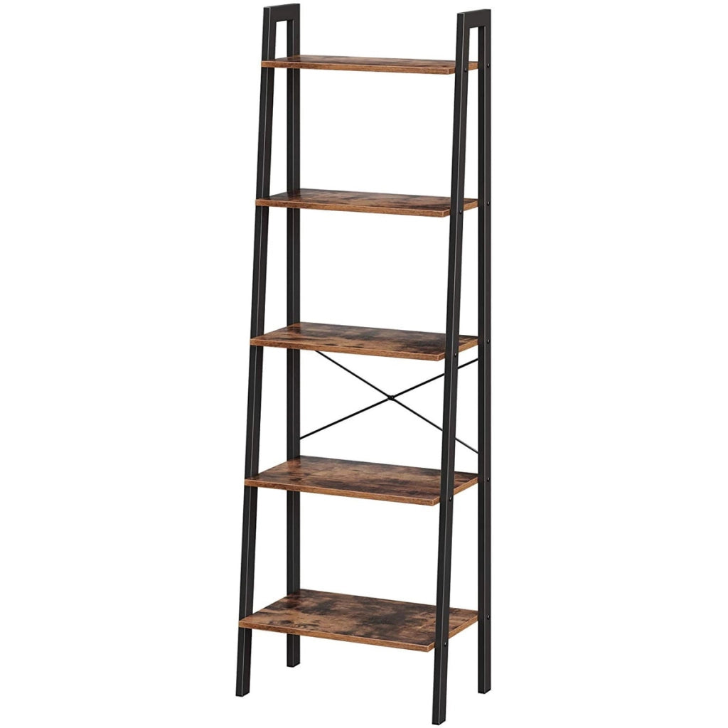 Libreria a Scala Industrial LLS45X in Legno e Metallo