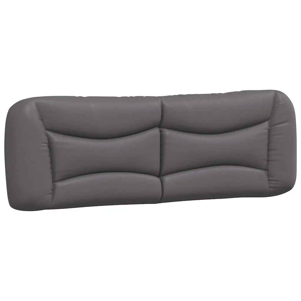 Letto matrimoniale | Letto per adulti | Giroletto senza Materasso Hvar Grigio 160x200 cm in Similpelle