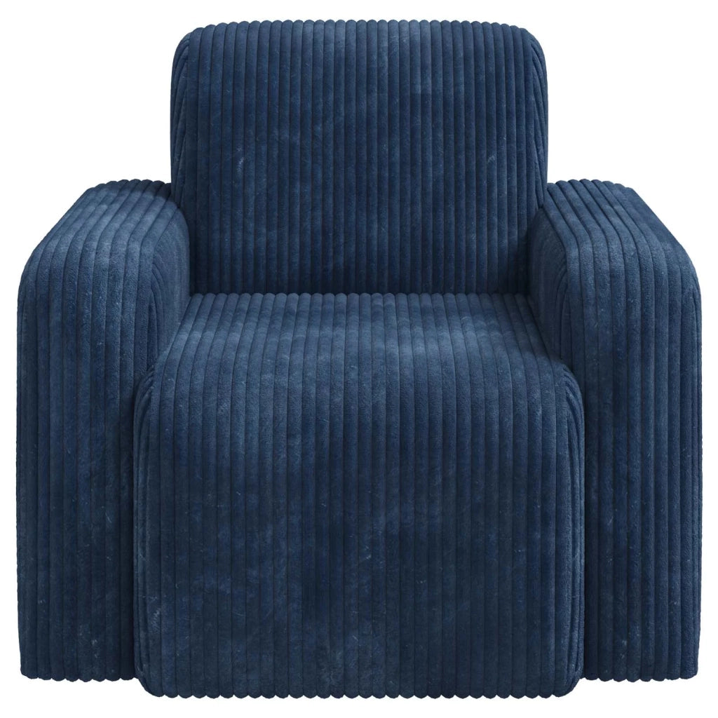 Poltrona Blu navy corduroy 42042444