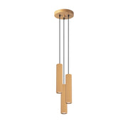 Lampada a sospensione KARBON 3P oro