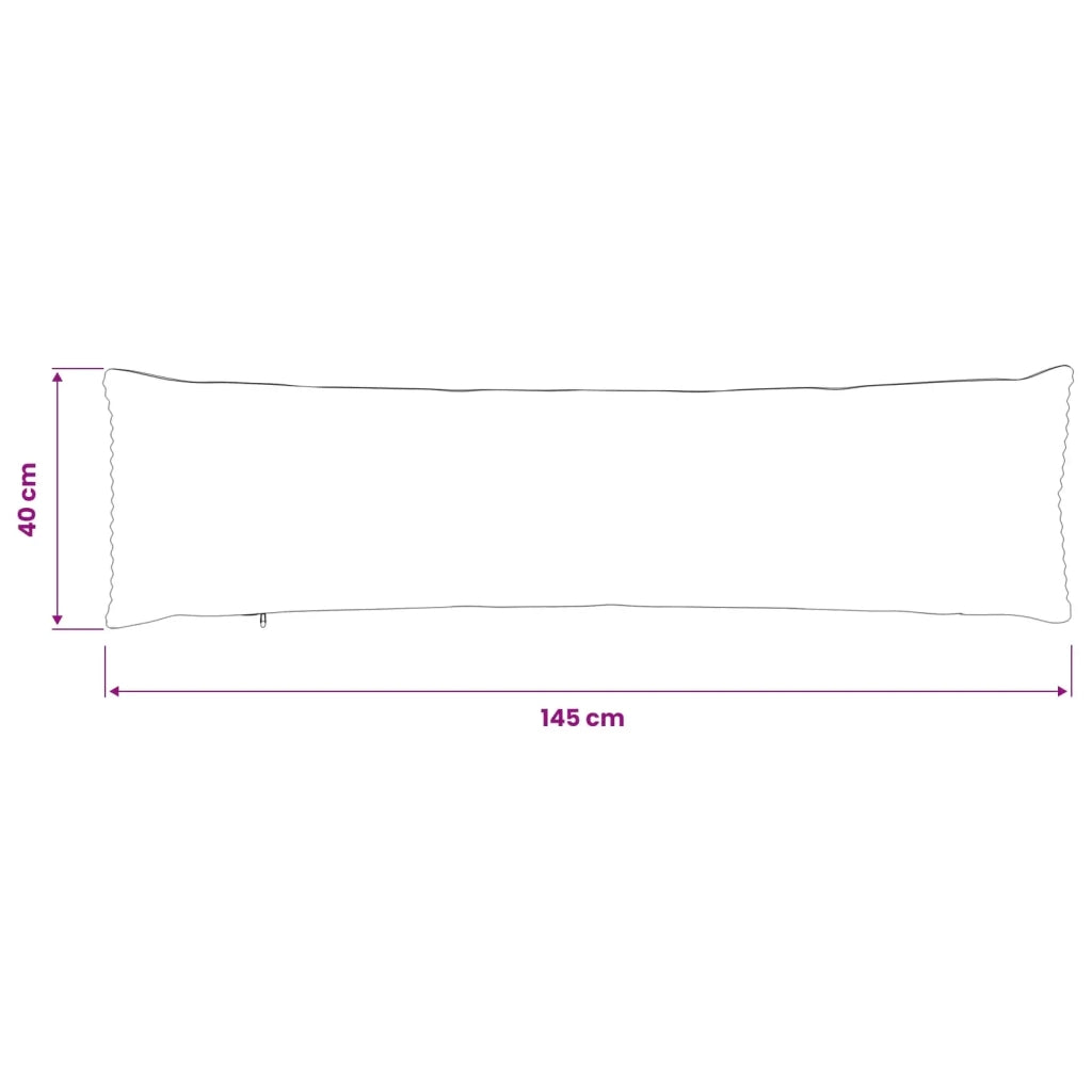 Federa 2 pcs HEERLEN Verde 40 x 145 cm corduroy 908904