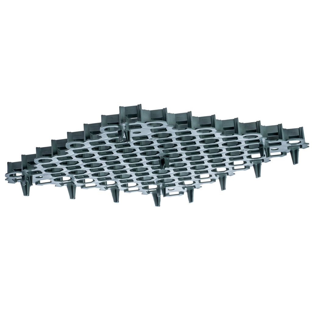 Griglia di protezione per prato KADAX Geogrid 50x50x3,5 cm, 24 pezzi, giardino, 530 tonnellate/m²
