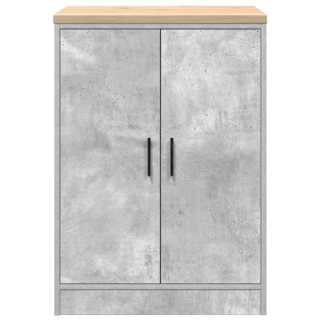 Armadietto da Garage Grigio cemento 60x51x85 cm 860574