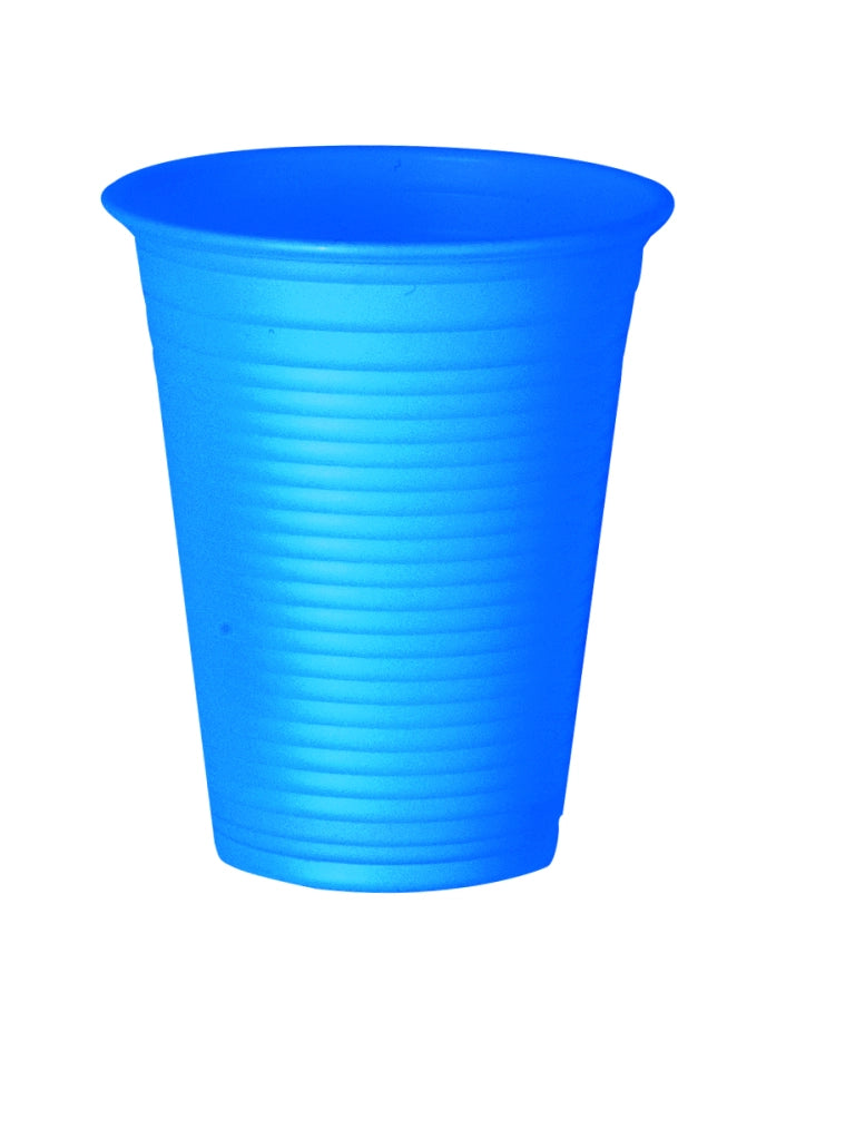 MAURY'S BIOPLASTIC BICCHIERI 200ML 50 PEZZI IN COLORAZIONE AZZURRA