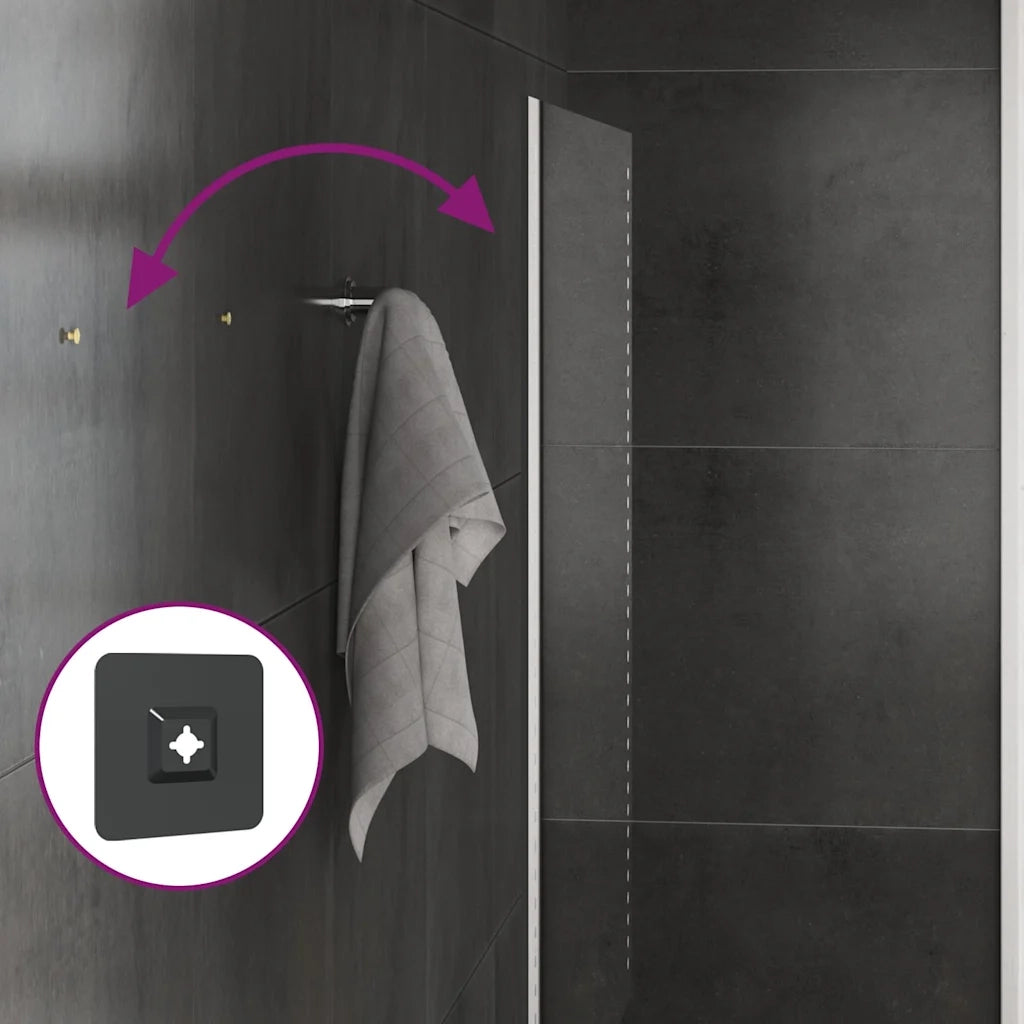Specchio da Bagno con Luci LED 60x80 cm 3154051