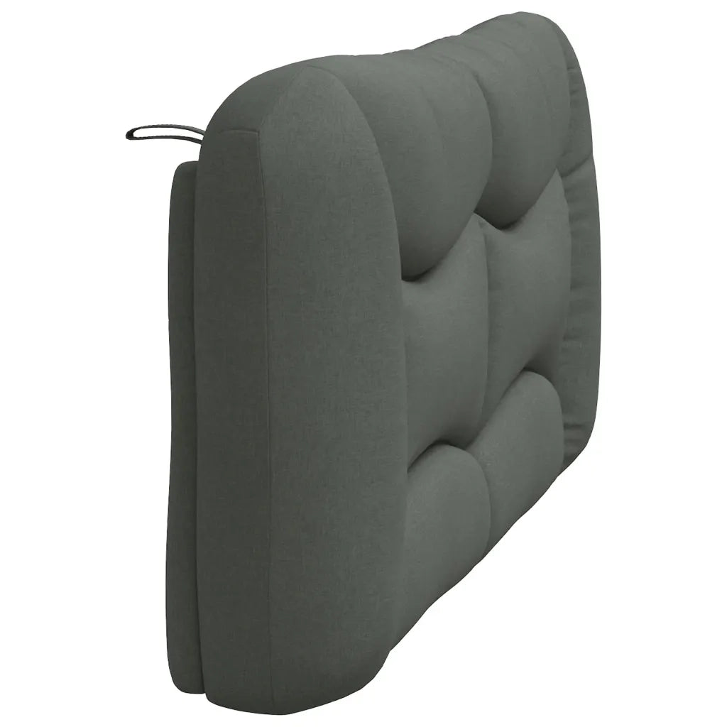 Cuscino Testiera Hvar Grigio Scuro 160 cm in Tessuto 374589