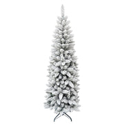 MAURY'S ALBERO DI NATALE EXTRA SLIM 150 CM INNEVATO