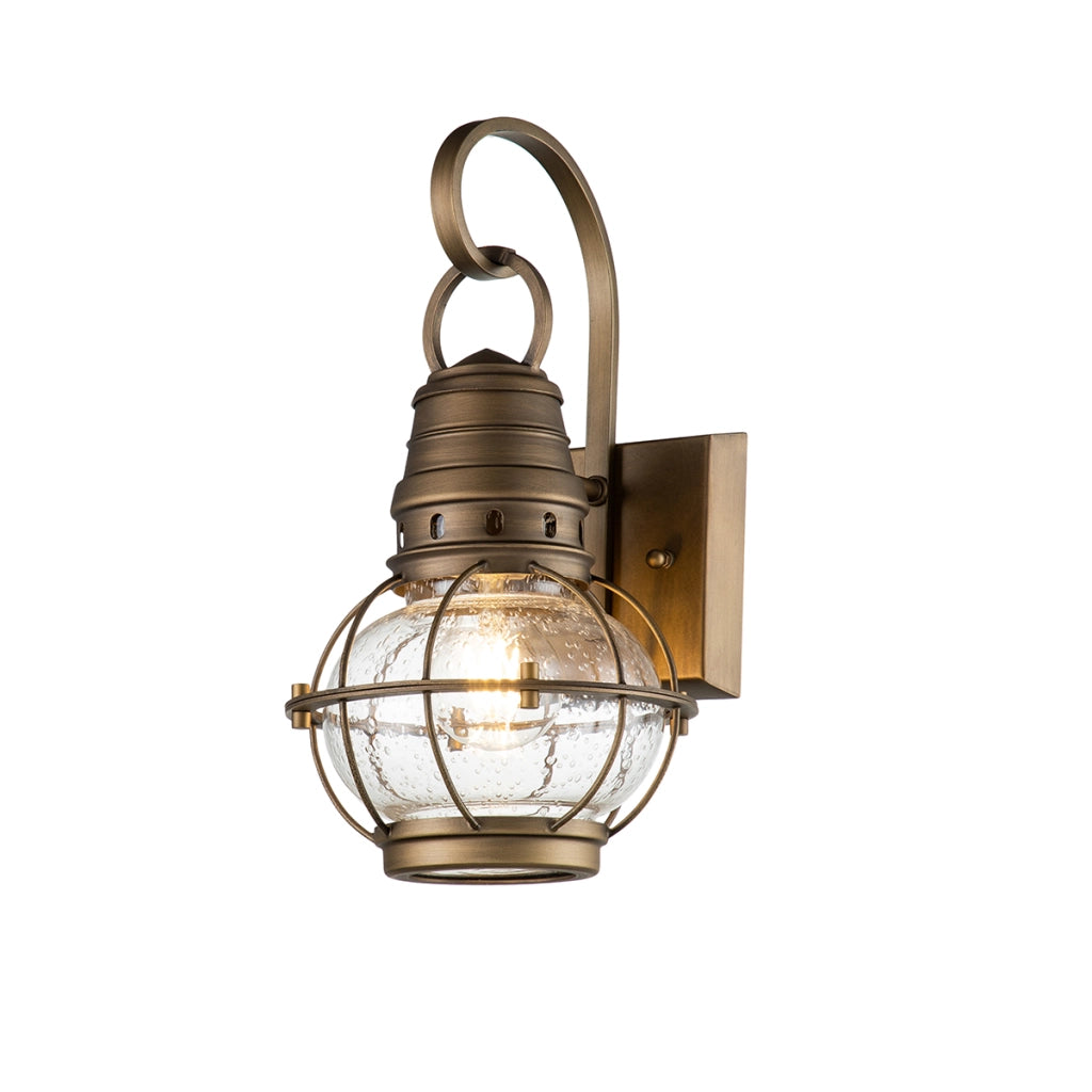 Applique esterna Bridge Point ottone E27 60W Kichler