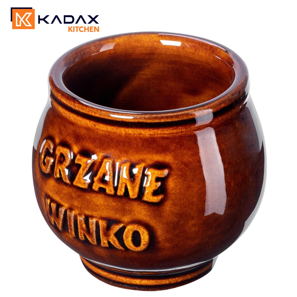 Set di 2 tazze da vin brulé KADAX da 300 ml in gres.