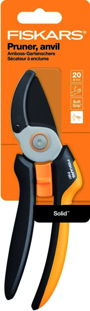 Fiskars FORBICI PER POTATURA SOLID INCUDINE P361  cm.20,5