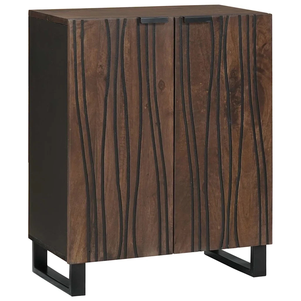Credenza Marrone 60 x 33.5 x 75 cm Legno massello di mango