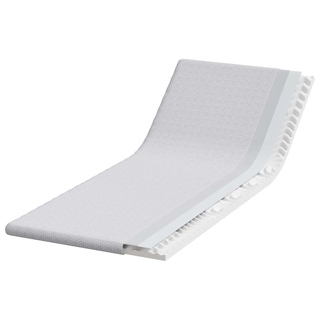 Topper per materasso Bianco 80 x 200 cm Tessuto Jacquard 4106188