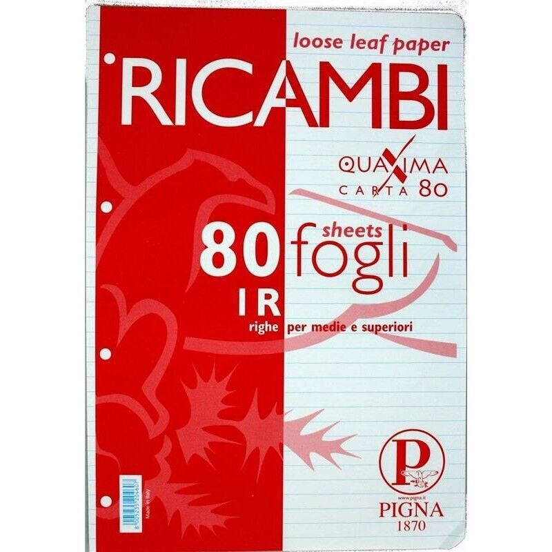 QUABLOCK RICARICA A4 1 RIGO 80GR