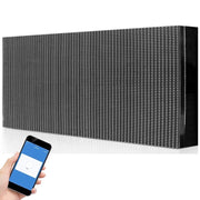 Trade Shop - Insegna Luminosa A Led Wifi Per Esterno Ip65 Testo Scorrevole Bianca 100x40cm -