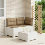 Divano da Giardino a 2 Posti con Cuscini Aspetto Rattan PP 8011950