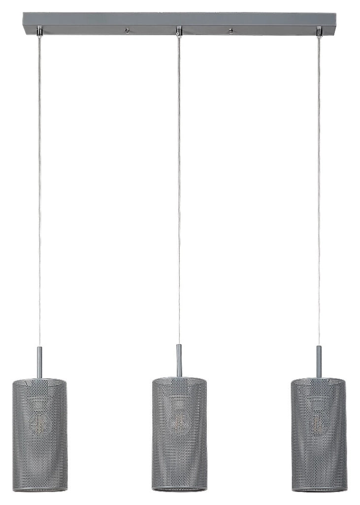 Lampada a sospensione Rabalux Callia grigia 3xE14 150cm