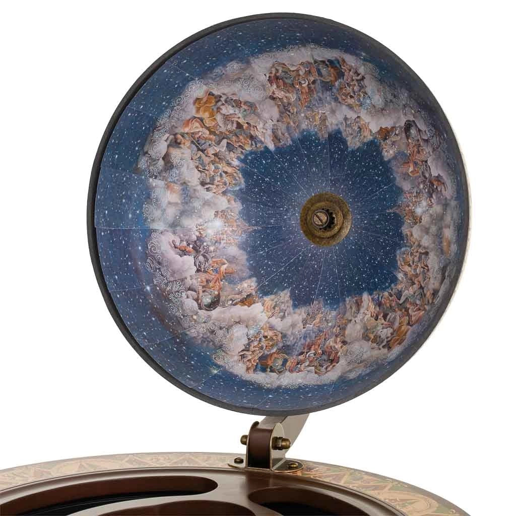 Mobile portabottiglieGlobe 44,3x44,3x87h