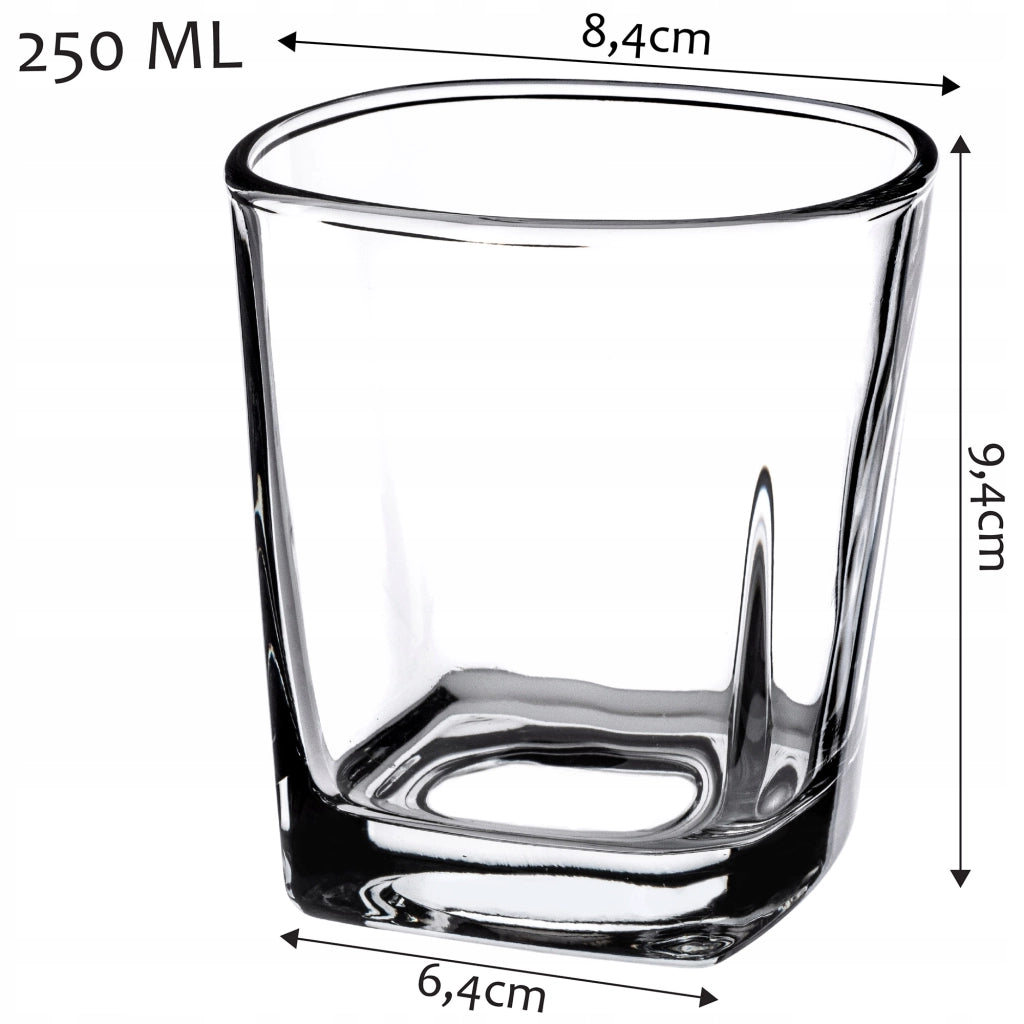 Set di 12 bicchieri da whisky KADAX da 250 ml