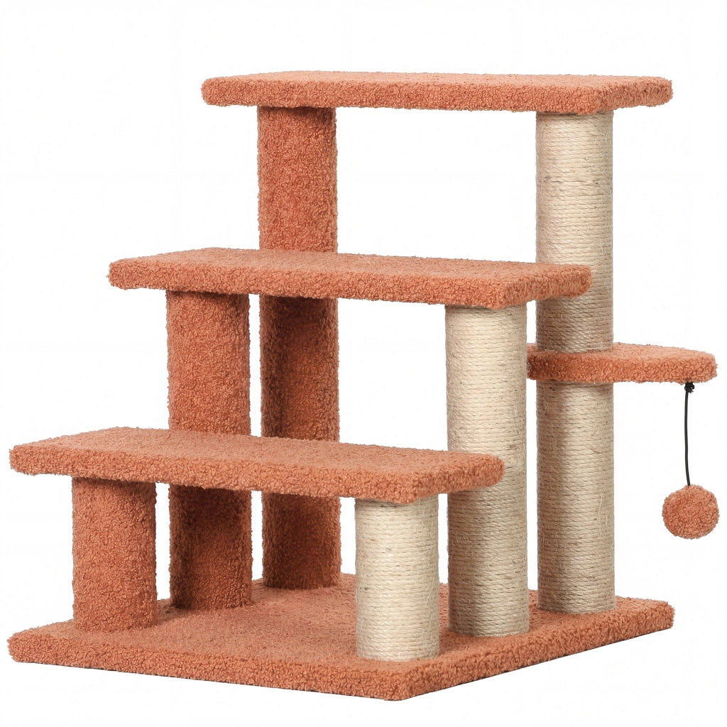 Scaletta per gatti ¨C Minimal ¨C marrone 45x40x48 cm