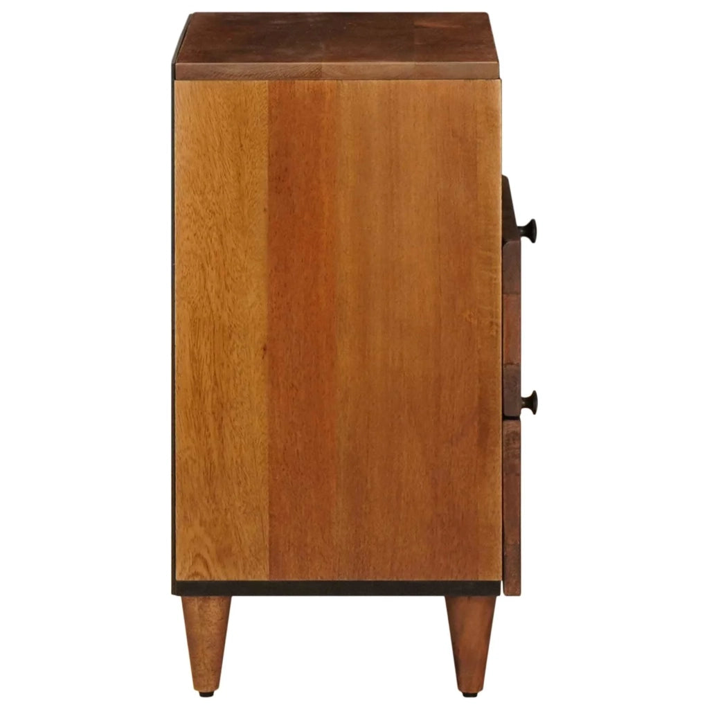 Comodino | Armadio da Notte | Mobiletto da notte con cassetto Marrone 50 x 33 x 62 cm