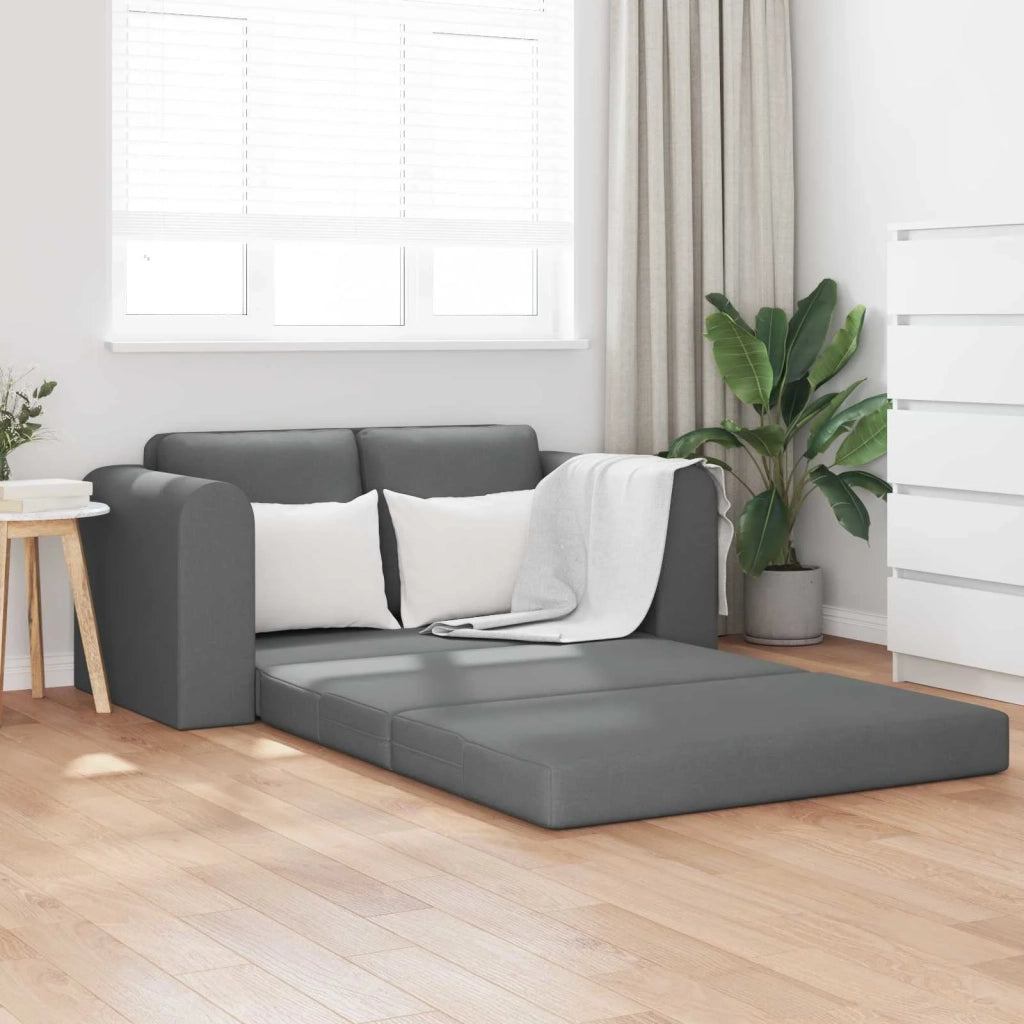 Divano letto | Sof¨¤ letto | Letto singolo 60cm Grigio scuro Tessuto