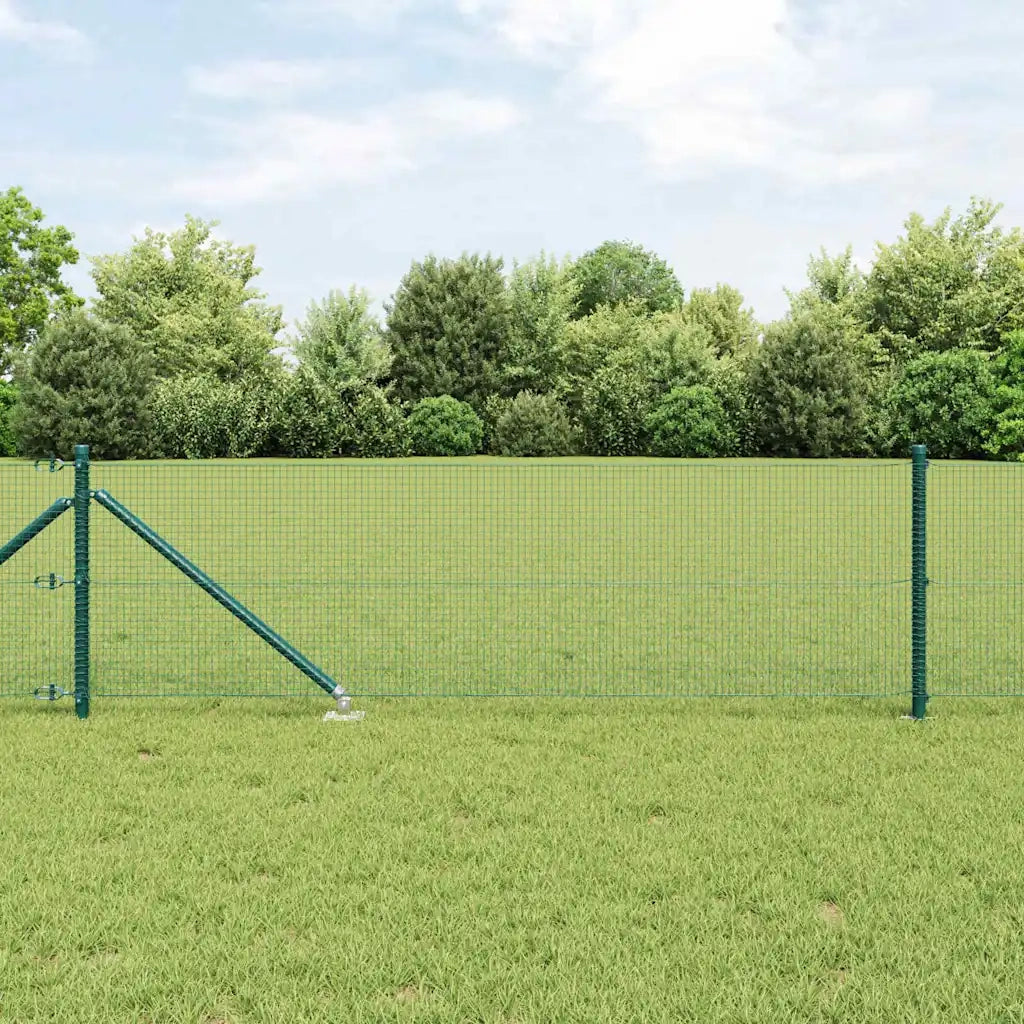 Recinzione da Giardino | Recinzione in rete saldata con punte Acciaio Verde Rete