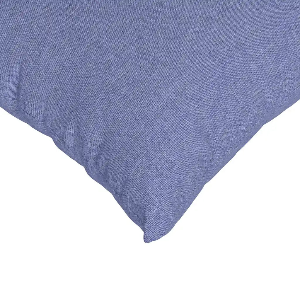 Cuscini da Divano 2 pz-Set di 2 Cuscini per Sofa Blu jeans 60 x 40 cm Tessuto
