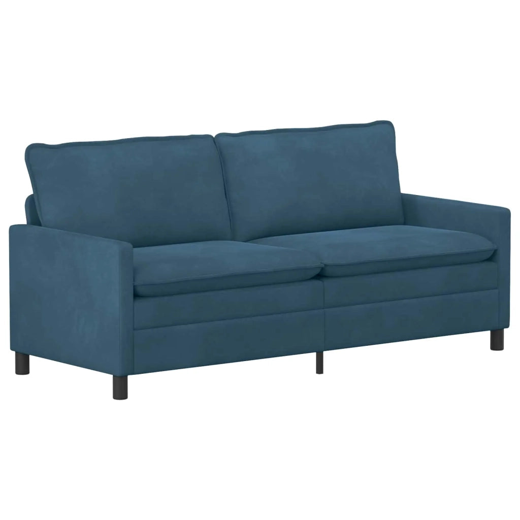 Set di divani 2 pcs Blu Velluto 3417117
