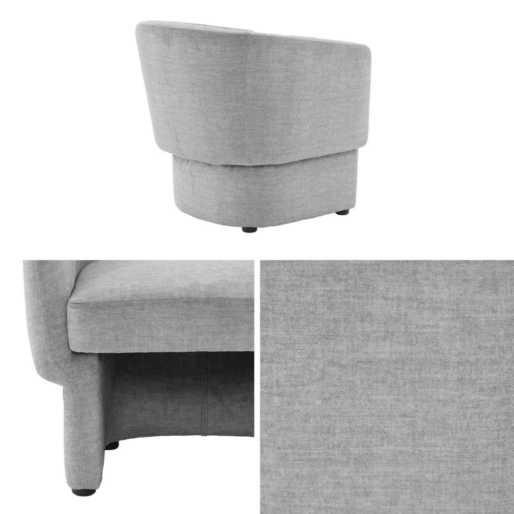 Poltrona grigio chiaro l sweeek