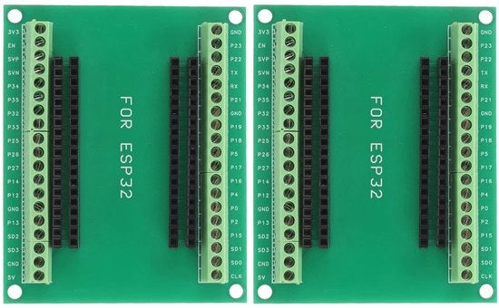 Pannello di espansione ESP32 - 2 pezzi - Consumo basso - 38 pin - Connessione WiFi Bluetooth - Adatto per Smart Home - 2 in 1 

Modello: ESP32
Codice prodotto: 
Specifica tecnica: 38 pin
