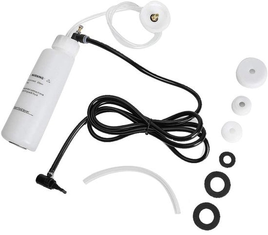 Set di scarico a vuoto manuale - 500ml - attrezzatura a compressione a mano - universale - adattatori inclusi - adatto per applicazioni varie